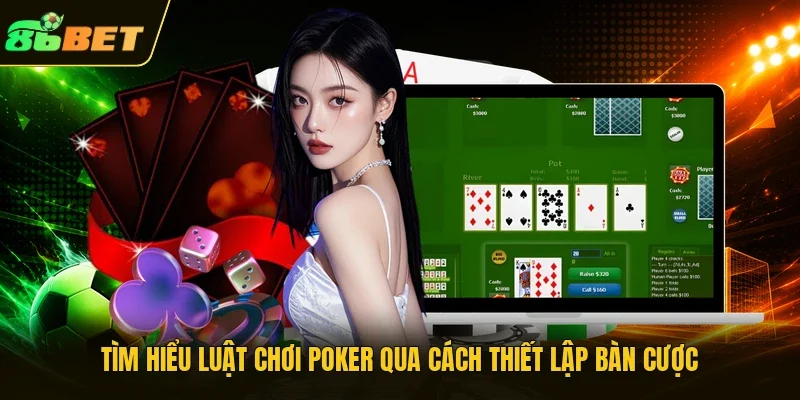 Tìm hiểu luật chơi Poker qua cách thiết lập bàn cược